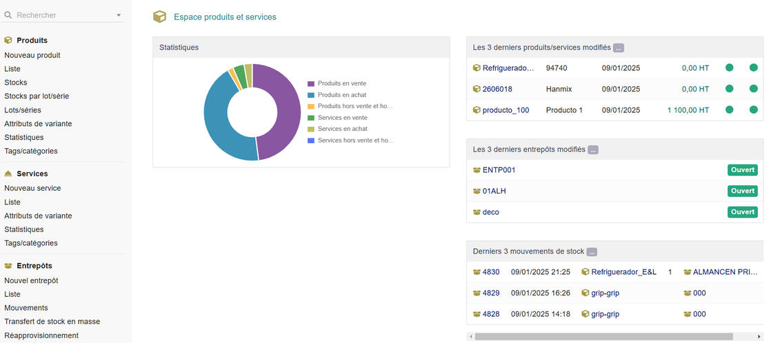 Espace Produit et Service